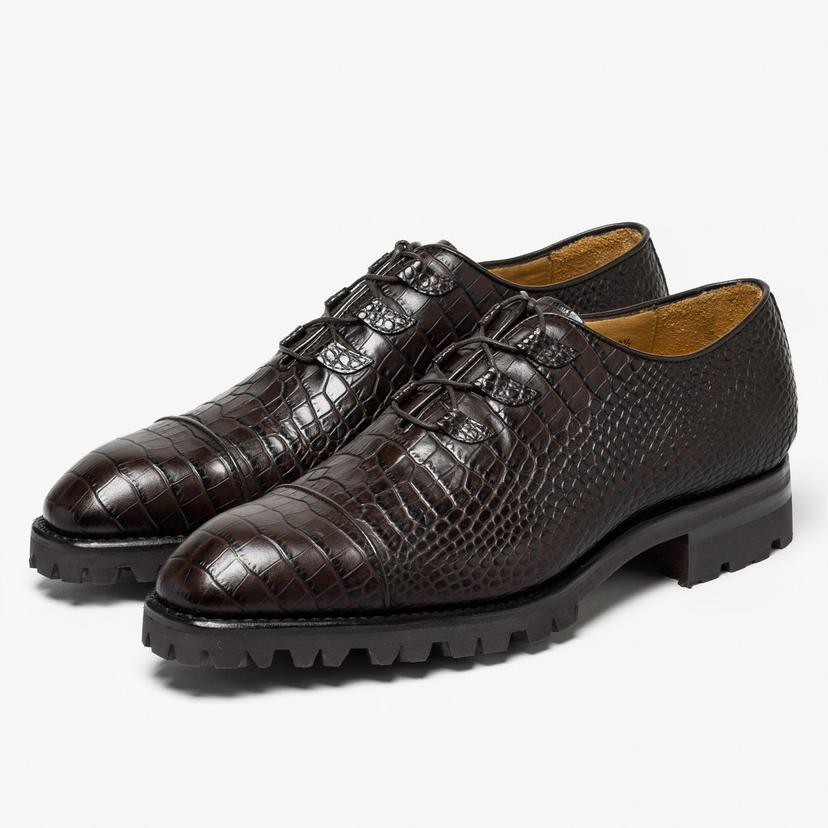 Mack James - Modèle 1505 - Croco Marron
