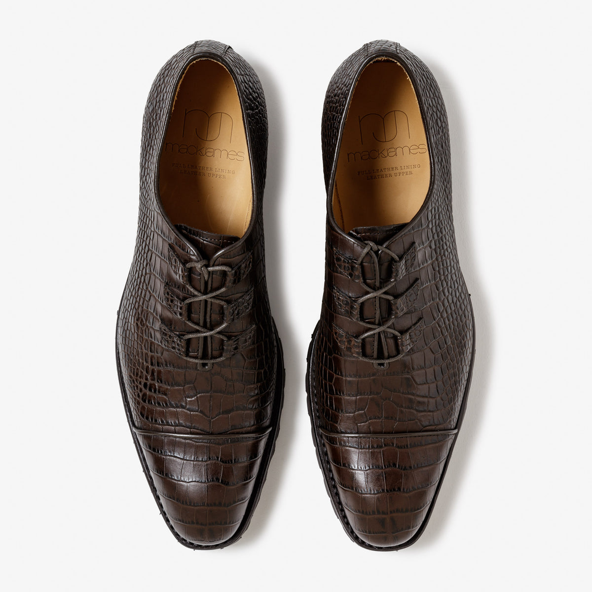 Mack James - Modèle 1505 - Croco Marron