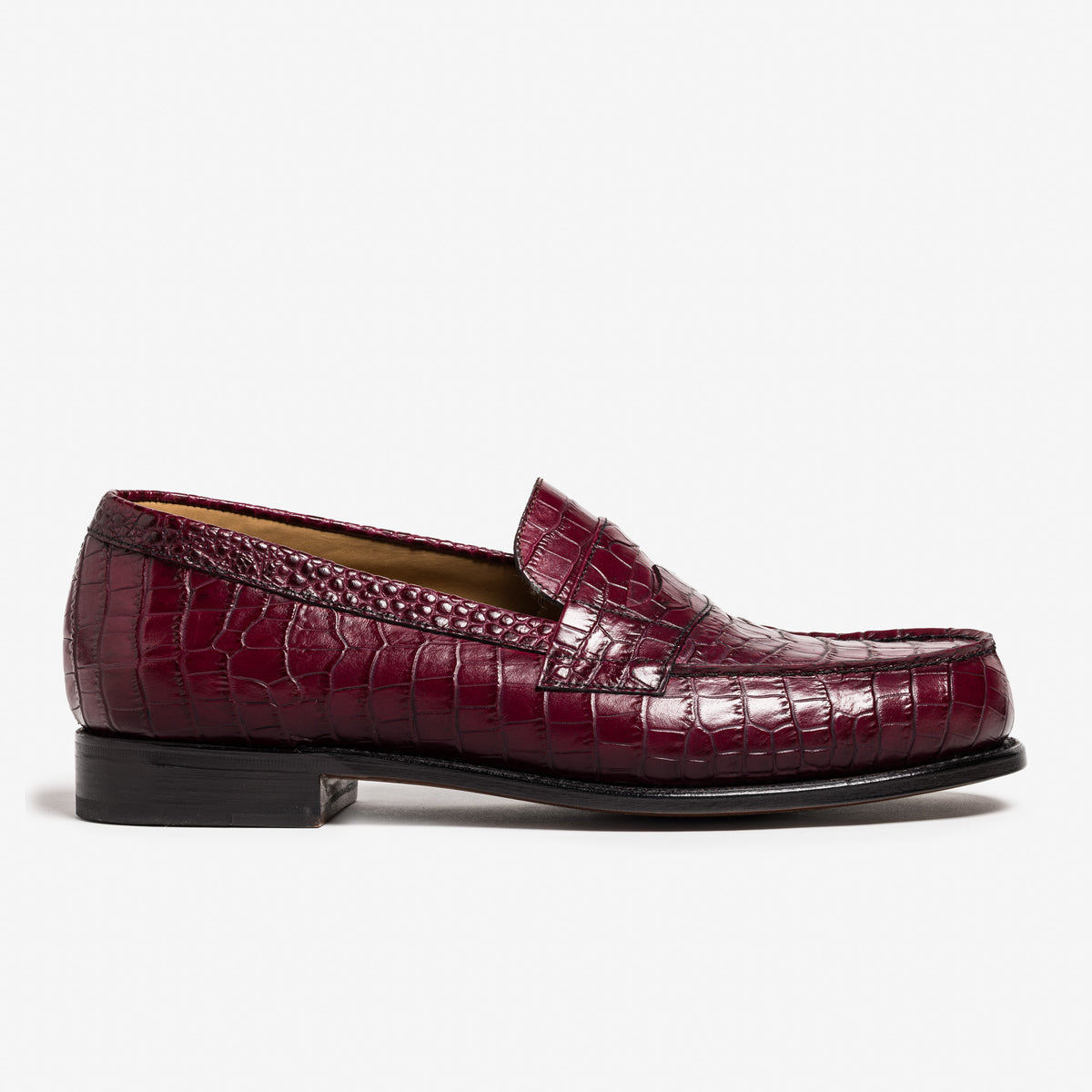 Mack James - Modèle 4217 - Croco Bordeaux