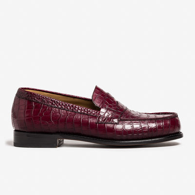 Mack James - Modèle 4217 - Croco Bordeaux