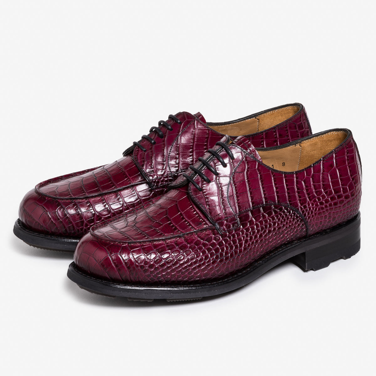 Mack James - Modèle 9675 - Croco Bordeaux