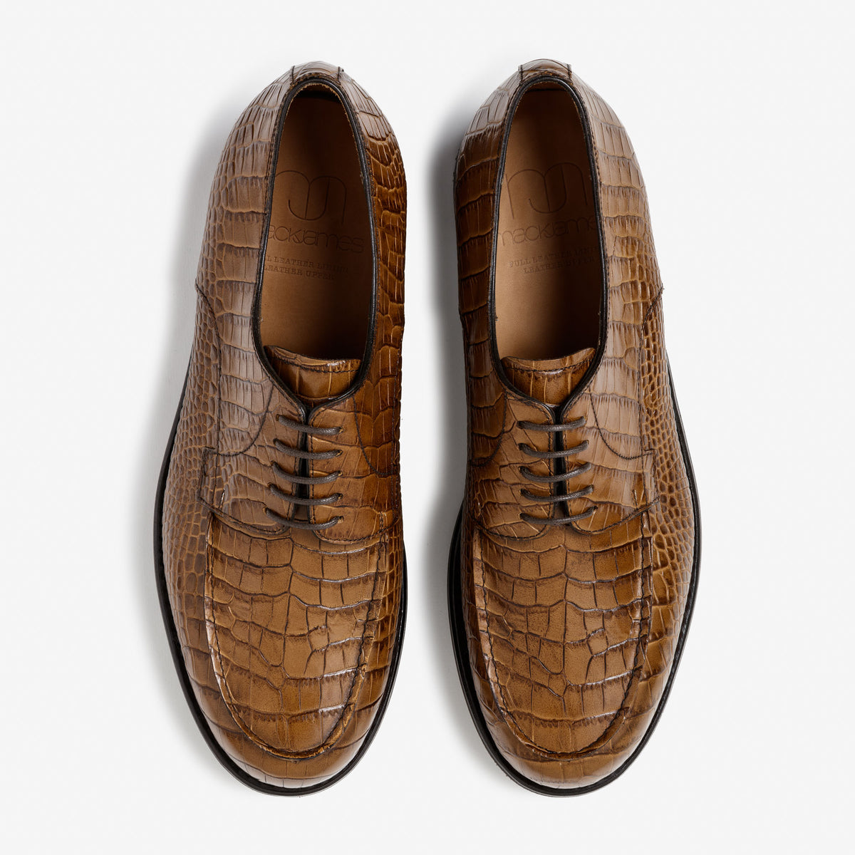 Mack James - Modèle 9675 - Croco Marron Clair
